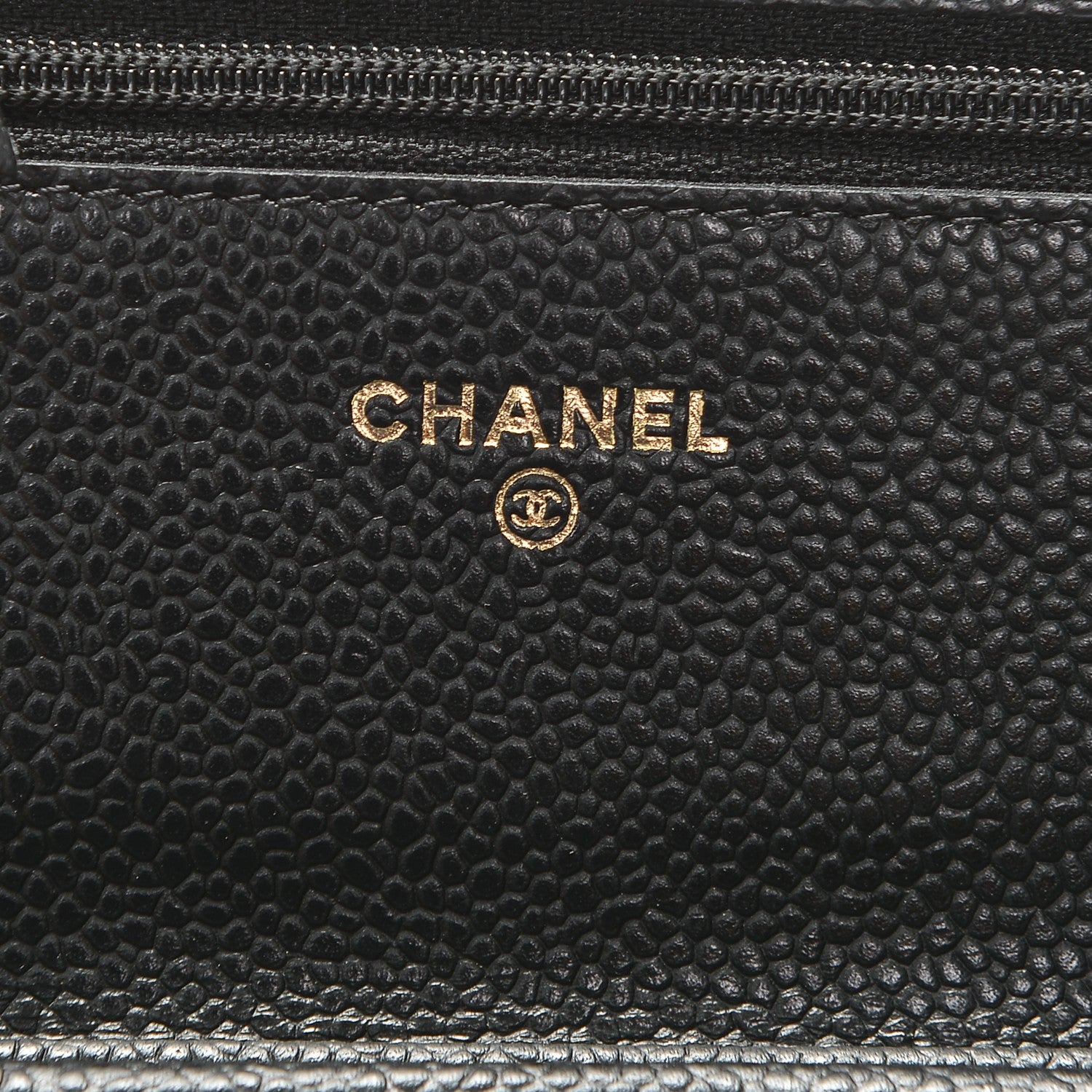 Chanel Caviar Quilted Wallet On Chain WOC Black 6 of 7