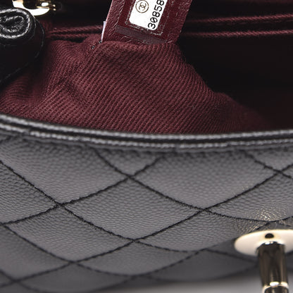 Chanel Caviar Quilted Extra Mini Coco Handle Flap Black 7 of 11