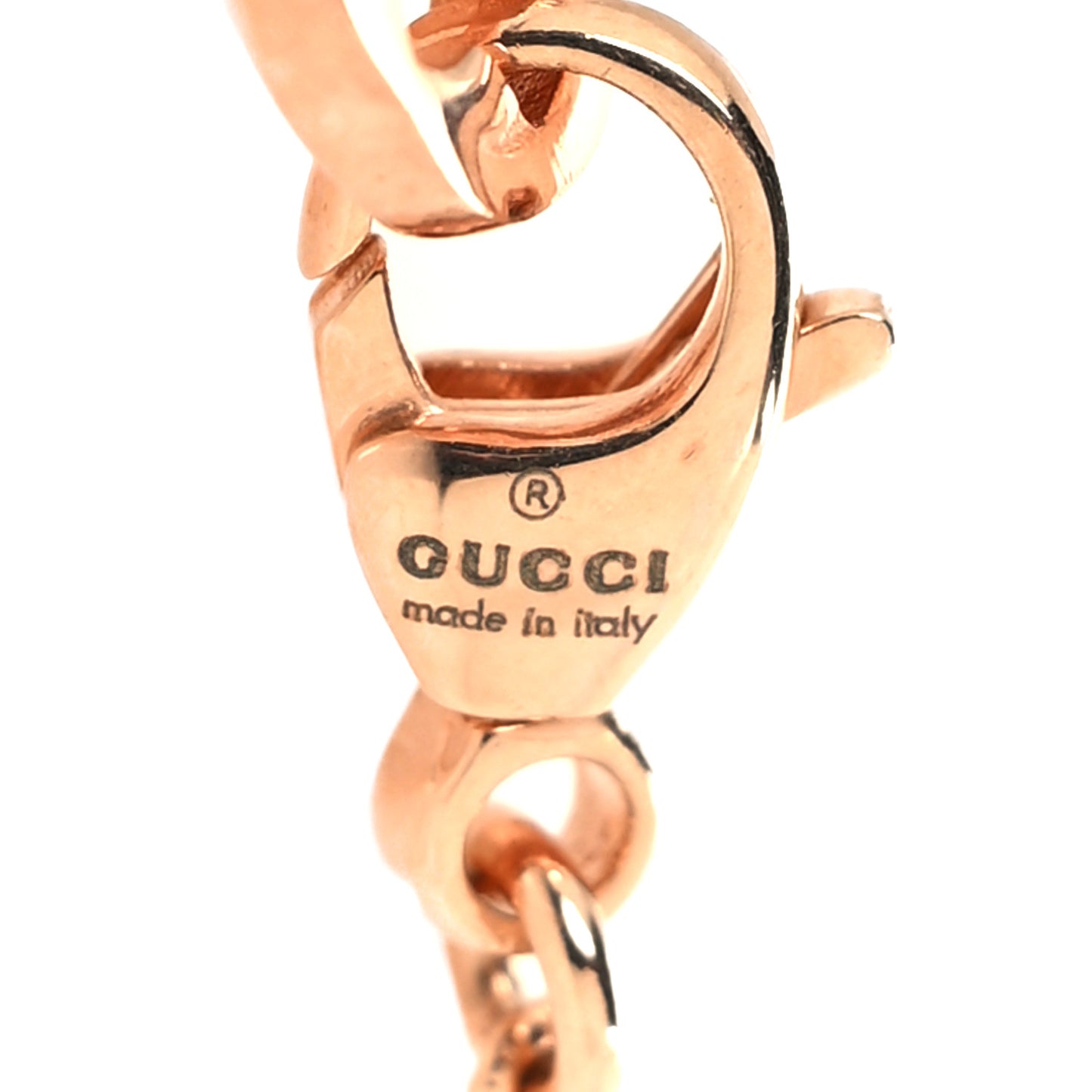 Metal Crystal Script Bracelet Gold