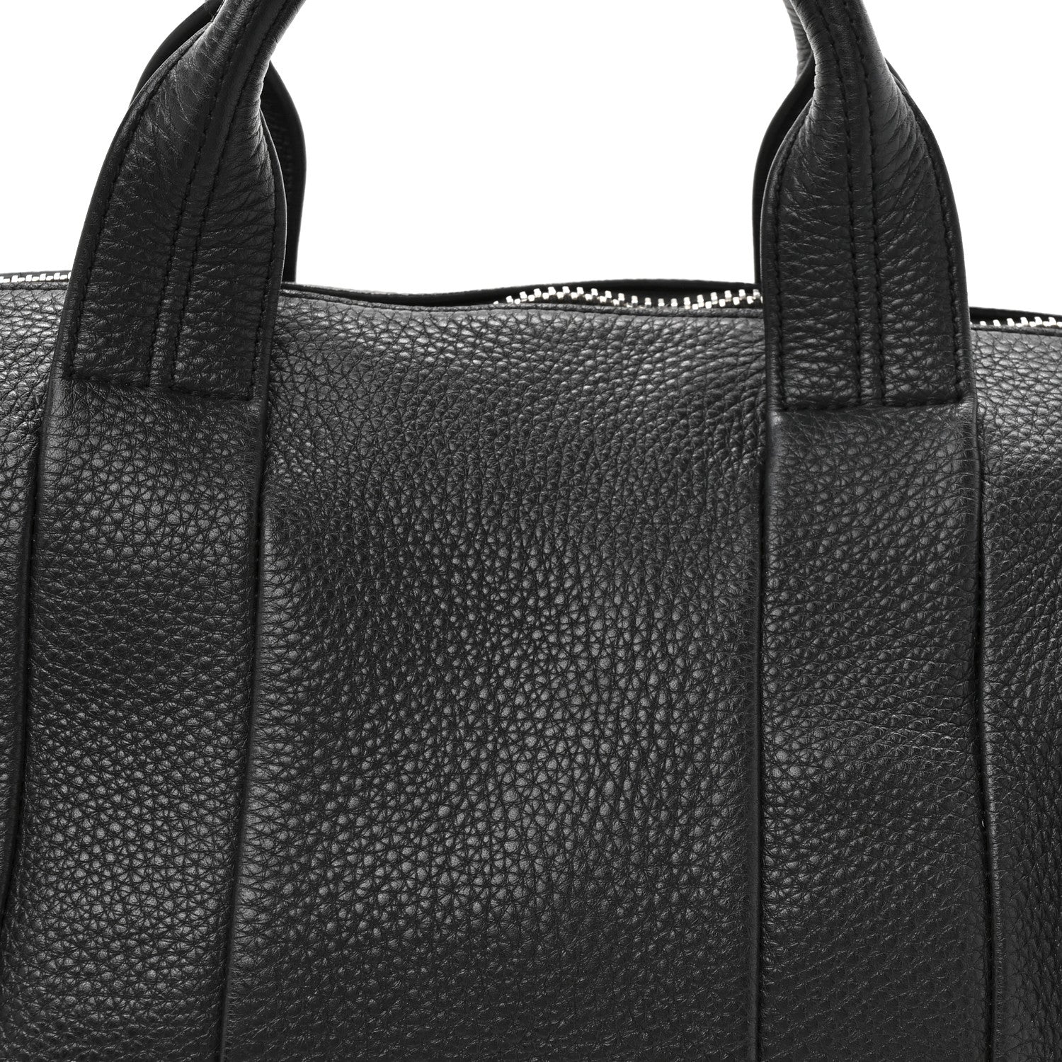 Alexander Wang Pebbled Lambskin Rocco Black Pale Gold Hardware 7 of 11