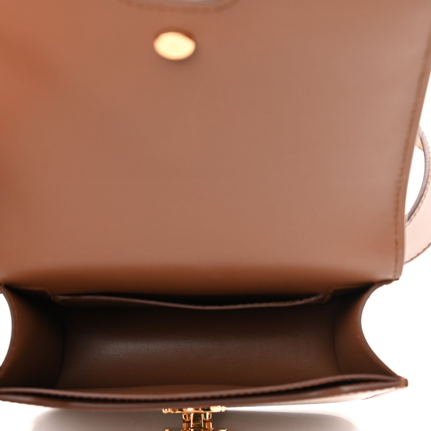 Calfskin TB Belt Bag Malt Brown
