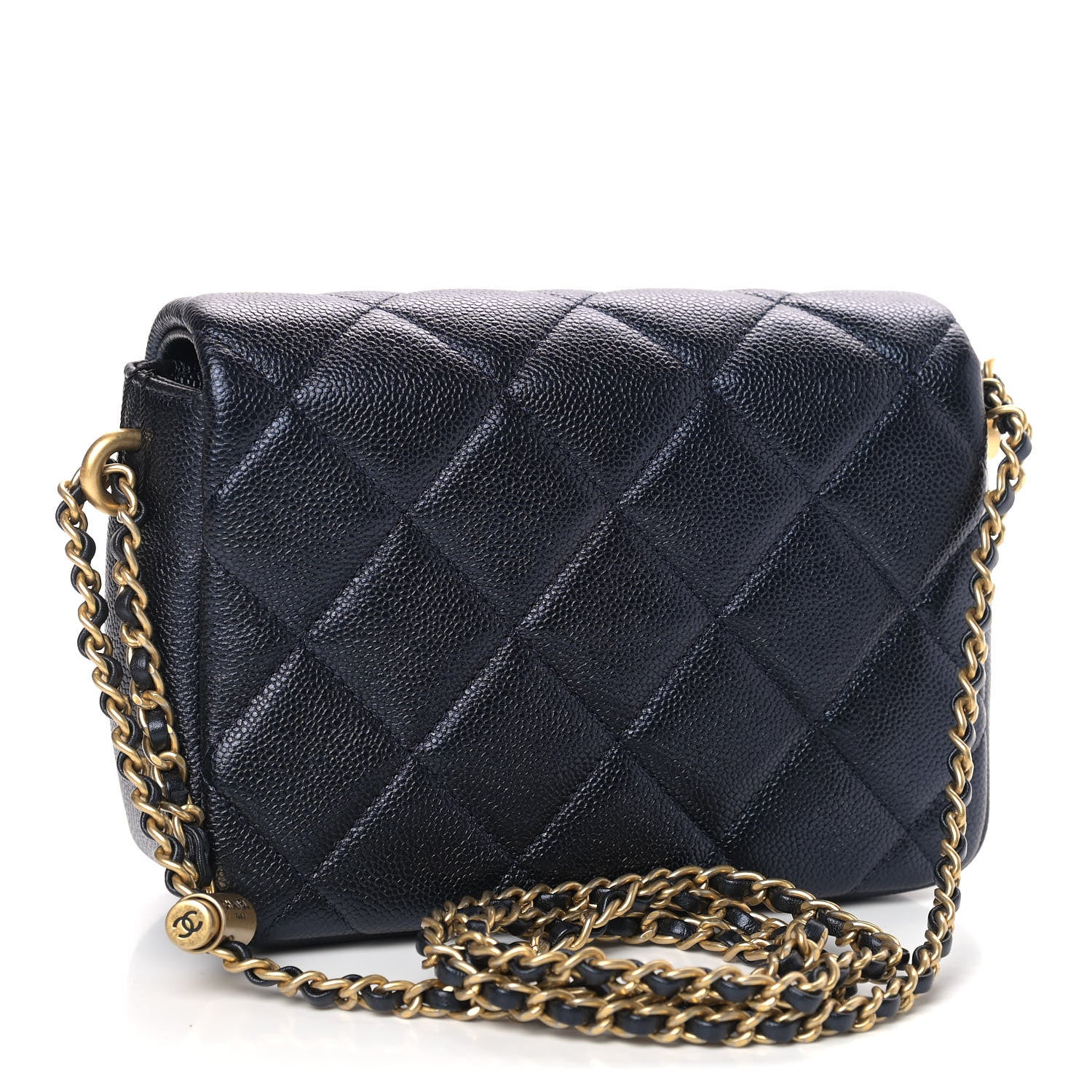 Chanel Iridescent Caviar Quilted Mini My Perfect Flap Black 2 of 8