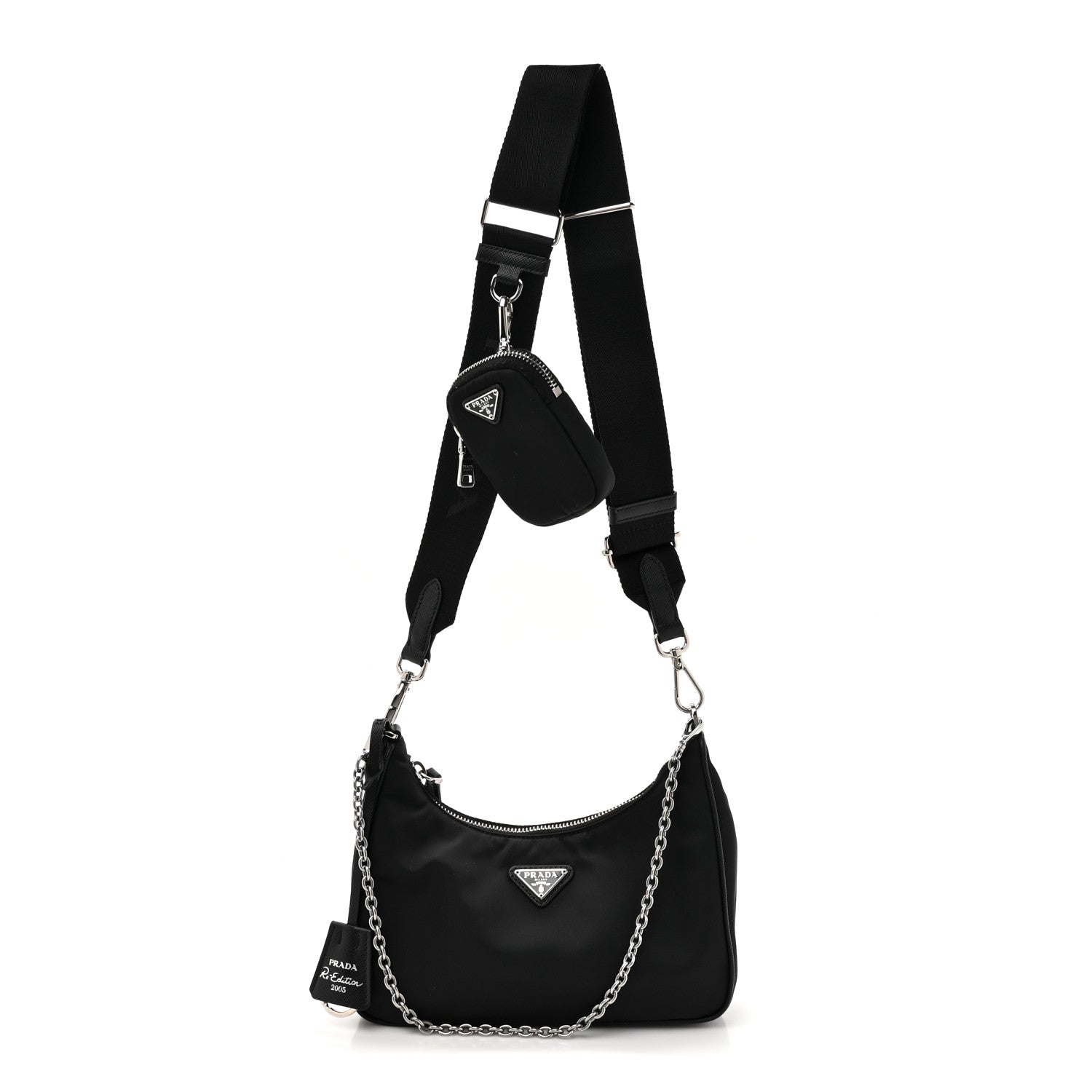 Prada Nylon Re-Edition 2005 Shoulder Bag Black 1 of 9