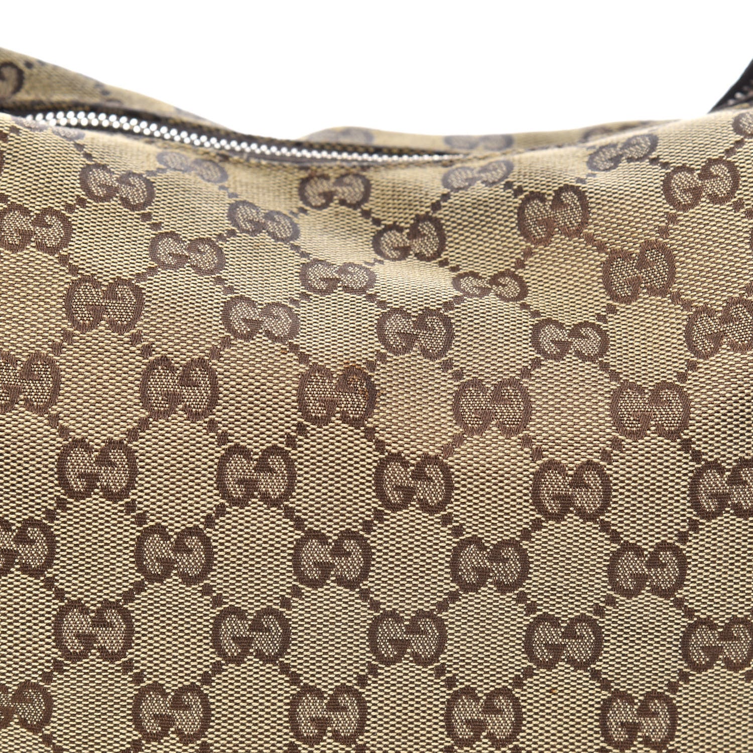 Gucci Monogram Medium Horsebit Chain Hobo Dark Brown 11 of 13