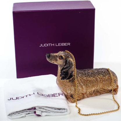 Judith Leiber Crystal Romeo Dachshund Minaudiere Clutch 9 of 9