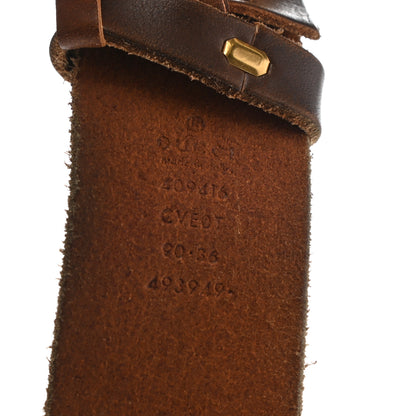 Gucci Faded Calfskin Double G 40mm Belt 90 36 Cuir 3 of 5