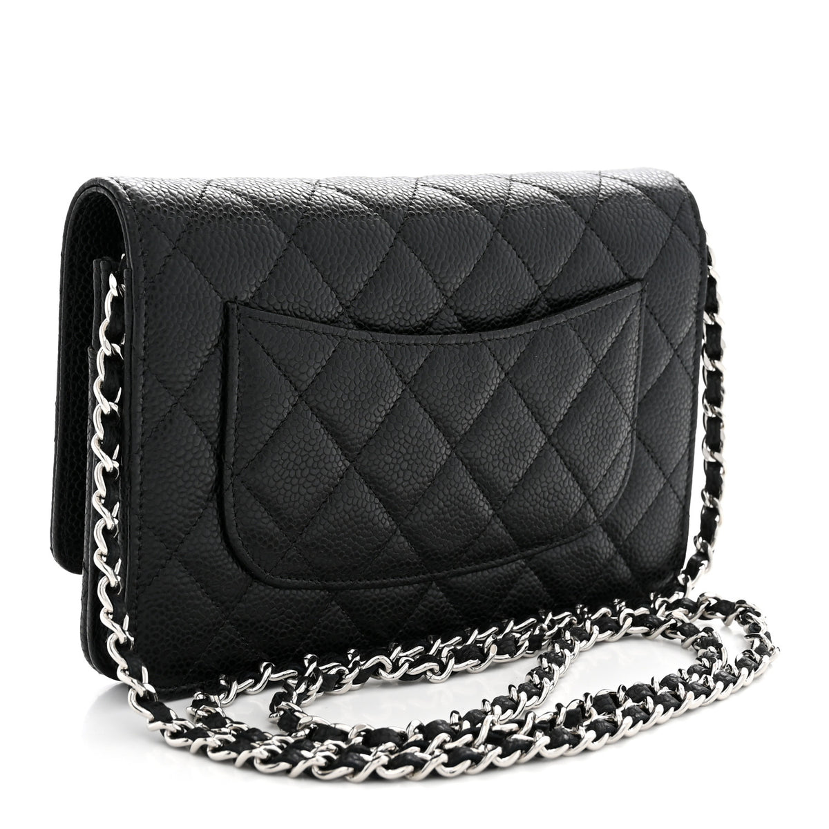 Chanel Caviar Quilted Wallet on Chain WOC Black 3 of 11