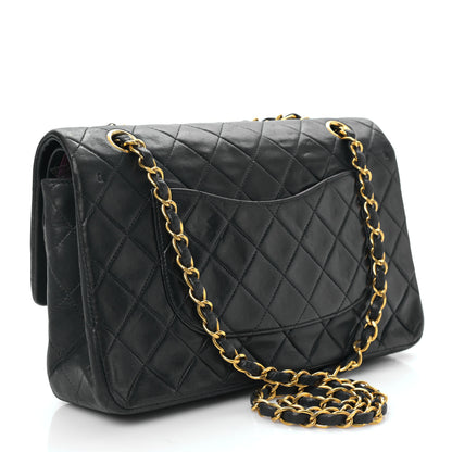 Chanel Lambskin Quilted Medium Double Flap Black 3 of 10