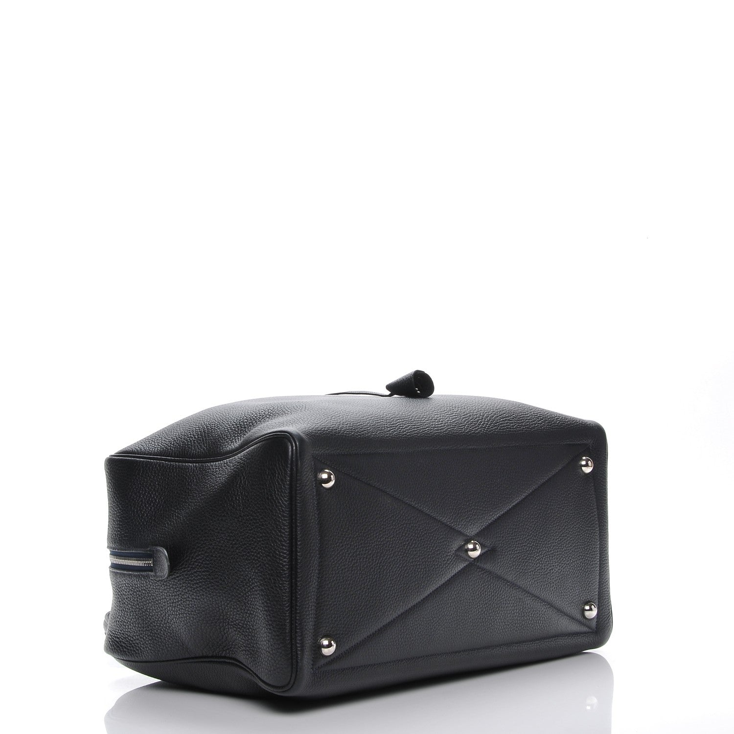 Hermes Togo Victoria II 43 Travel Indigo 4 of 9