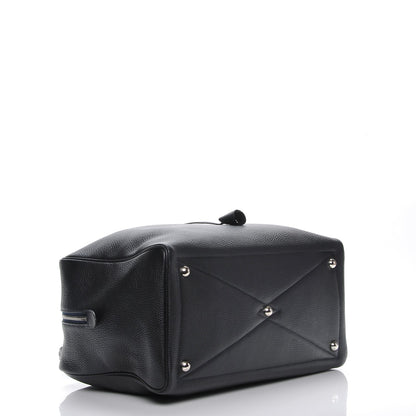 Hermes Togo Victoria II 43 Travel Indigo 4 of 9