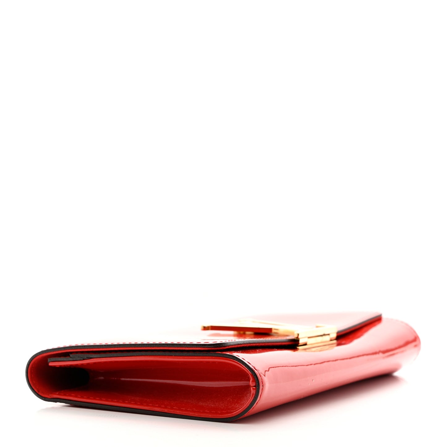 Patent Louise Clutch Cherry