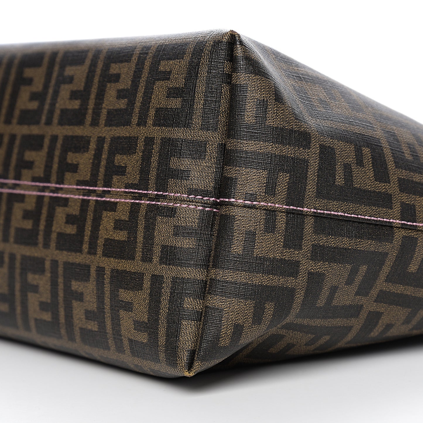 Zucca Spalmati Medium Roll Tote Tobacco Light Pink