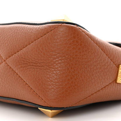 Valentino Garavani Grained Calfskin Large Roman Stud Shoulder Bag Selleria 9 of 13