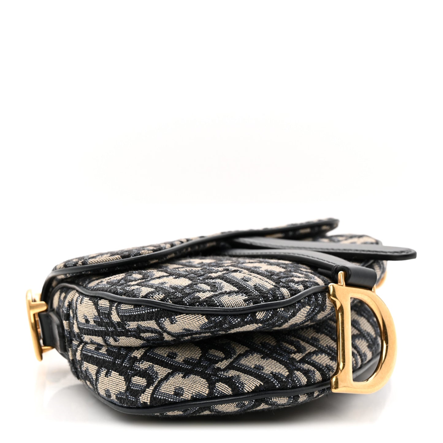 Oblique Mini Saddle Bag Blue