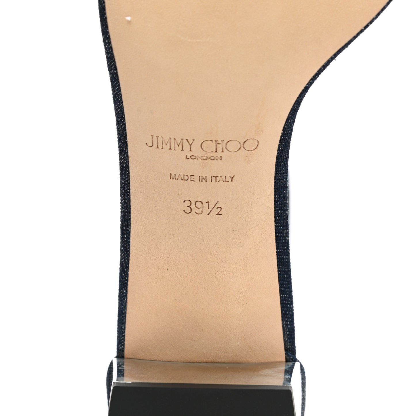 Denim Jaimie Ankle Strap Sandals 39.5 Indigo