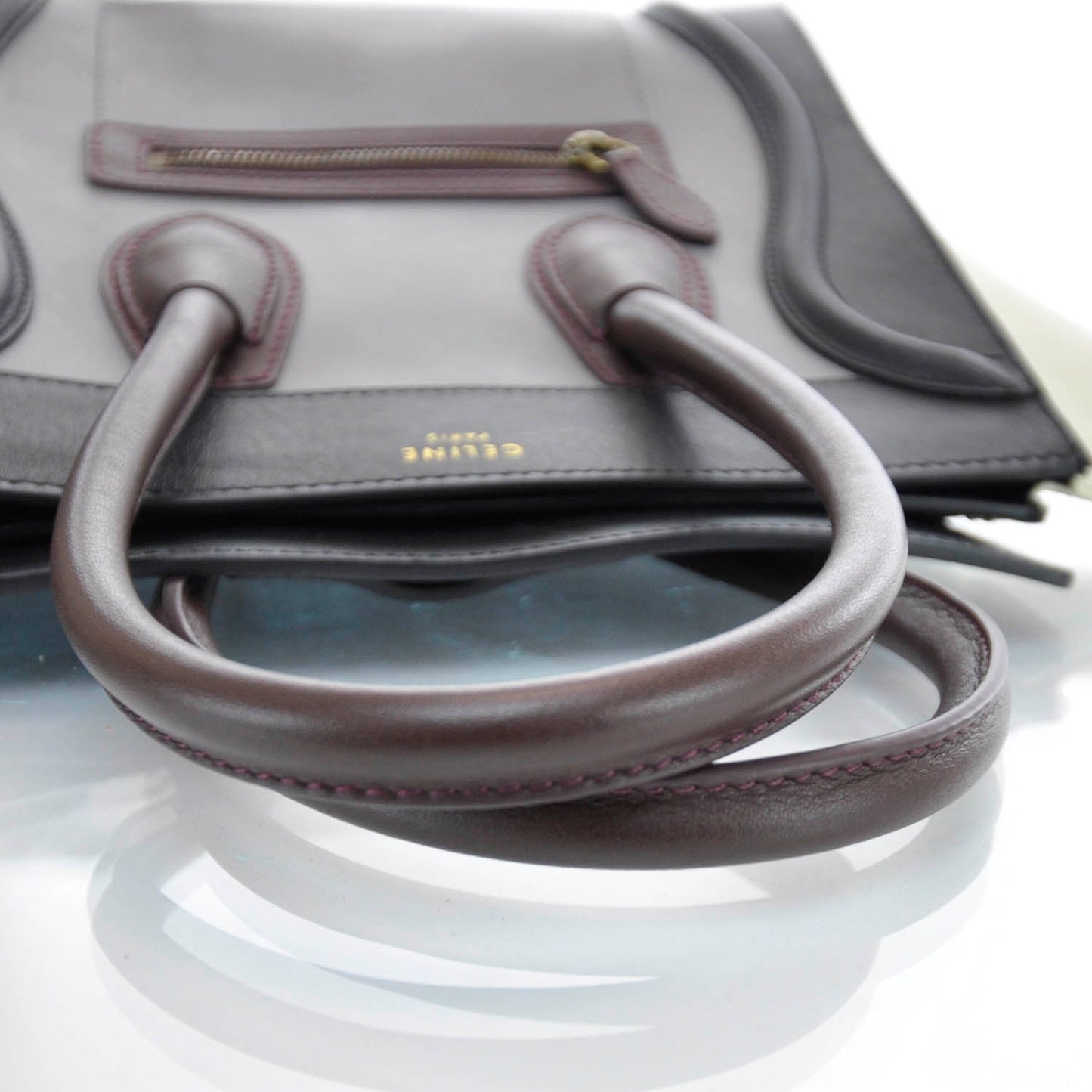 Smooth Calfskin Micro Tri-Color Luggage