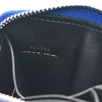 Loewe Calfskin Woven Wallet On Strap Electric Blue 7 of 7