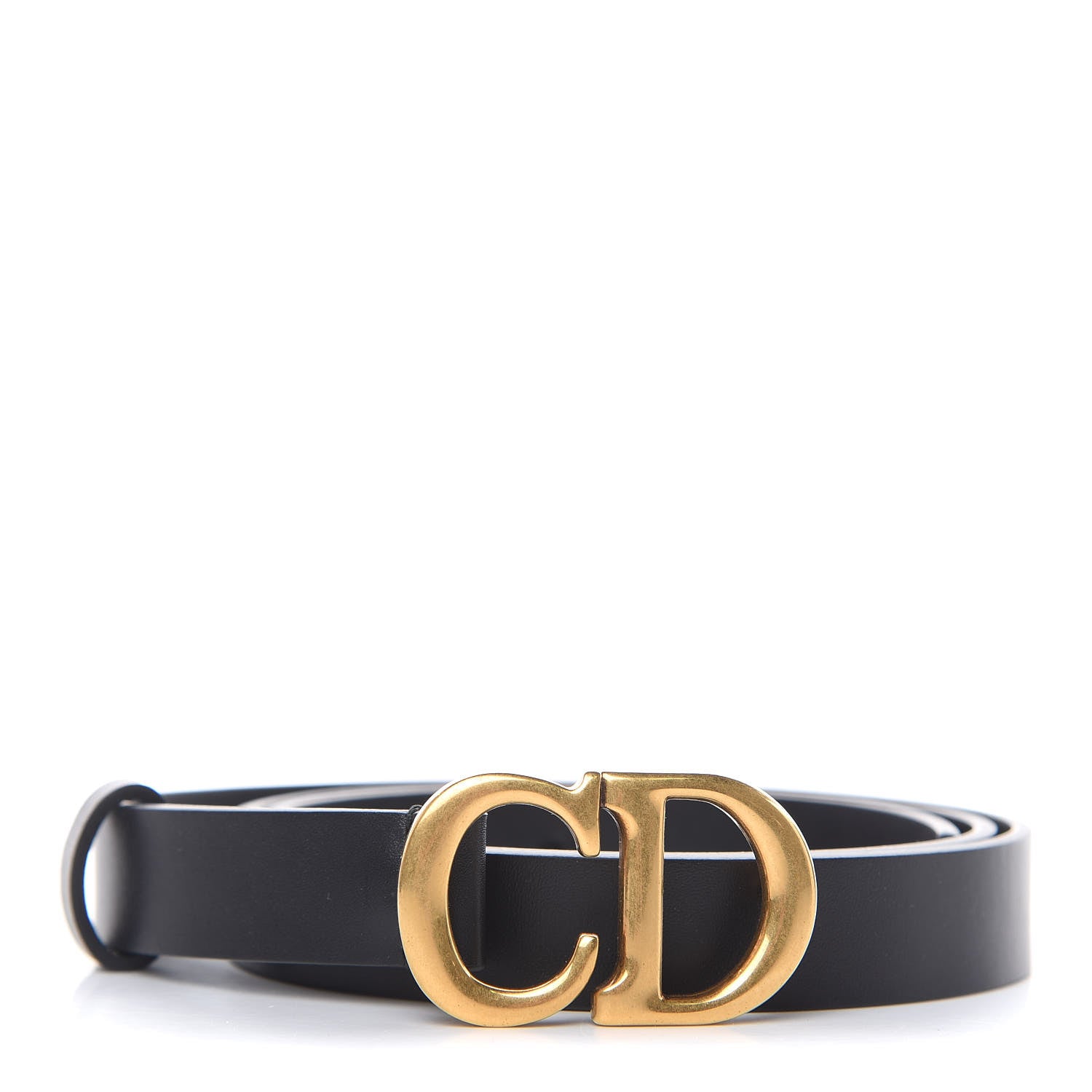 Christian Dior ブラックベルト Dior Night Code Belt Black Smooth Calfskin, 25 MM | DIOR