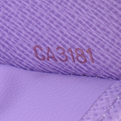 Louis Vuitton Damier Ebene Illustre Zippy Wallet Violet 7 of 8