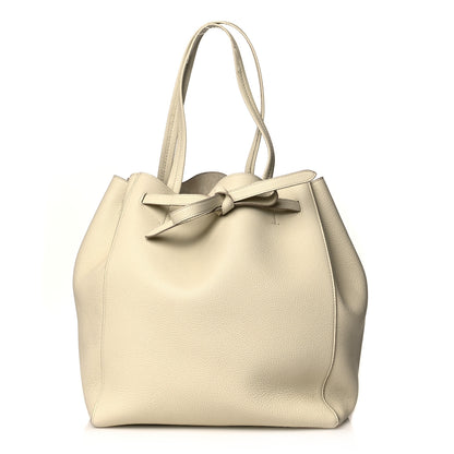 Celine Soft Grained Calfskin Small Belt Cabas Phantom Chalk 1 of 9