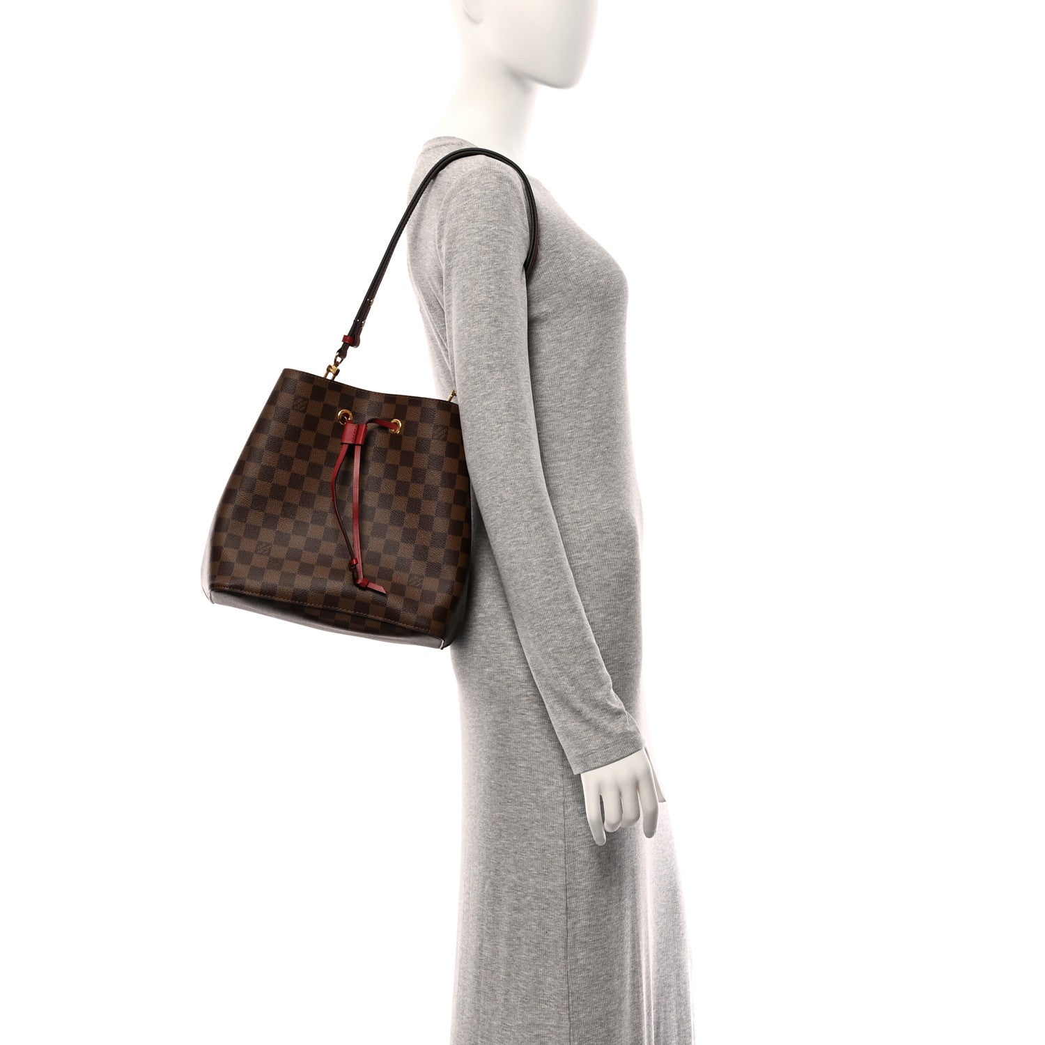 Louis Vuitton Damier Ebene Neonoe MM Cherry Berry 2 of 10