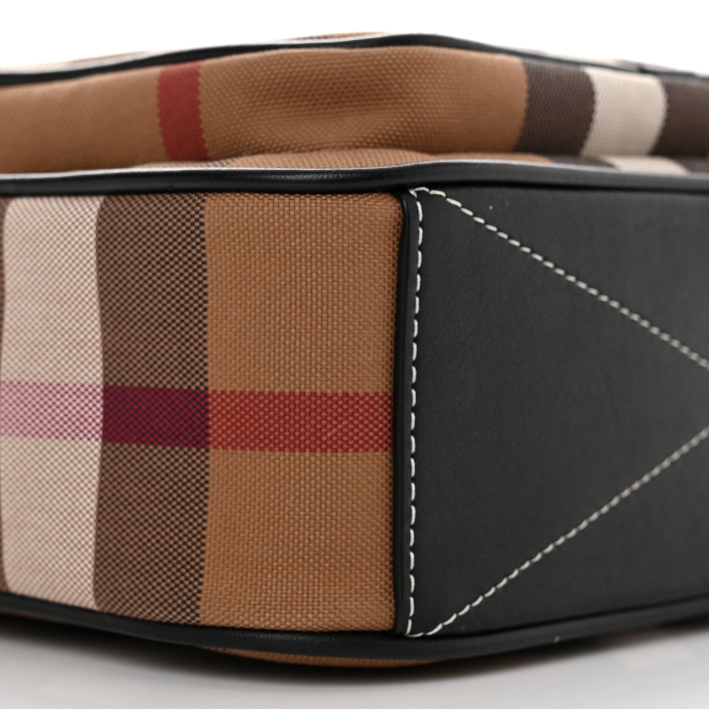 Canvas Check Paddy Messenger Birch Brown