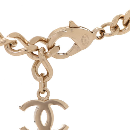 Chanel Crystal Chain CC Link Choker Gold Silver 5 of 6