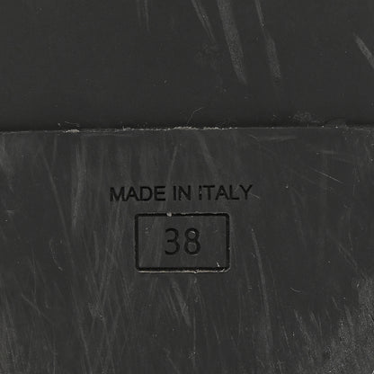 Fendi Satin FF Ruched Sandals 38 Tobacco Black 8 of 10