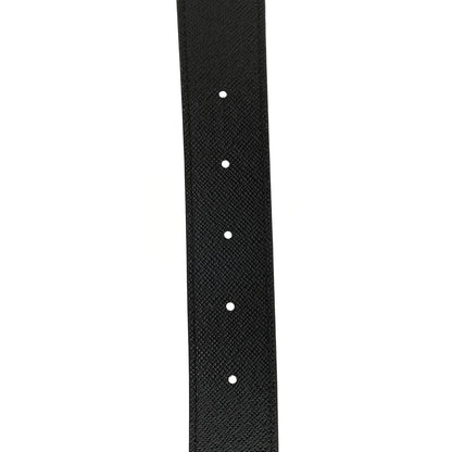 Louis Vuitton Calfskin Monogram 30mm LV Initiales Reversible Belt 80 32 Black 3 of 3