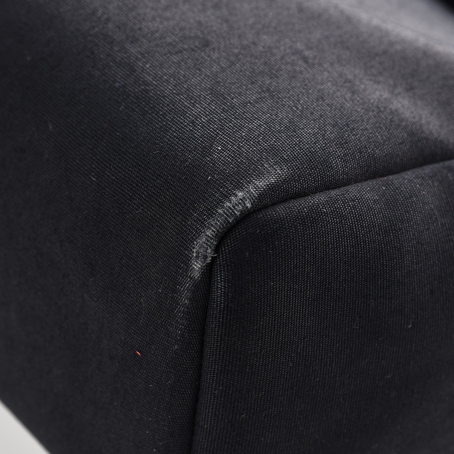Hermes Toile Vache Calfskin Herbag 30 PM Black 17 of 22
