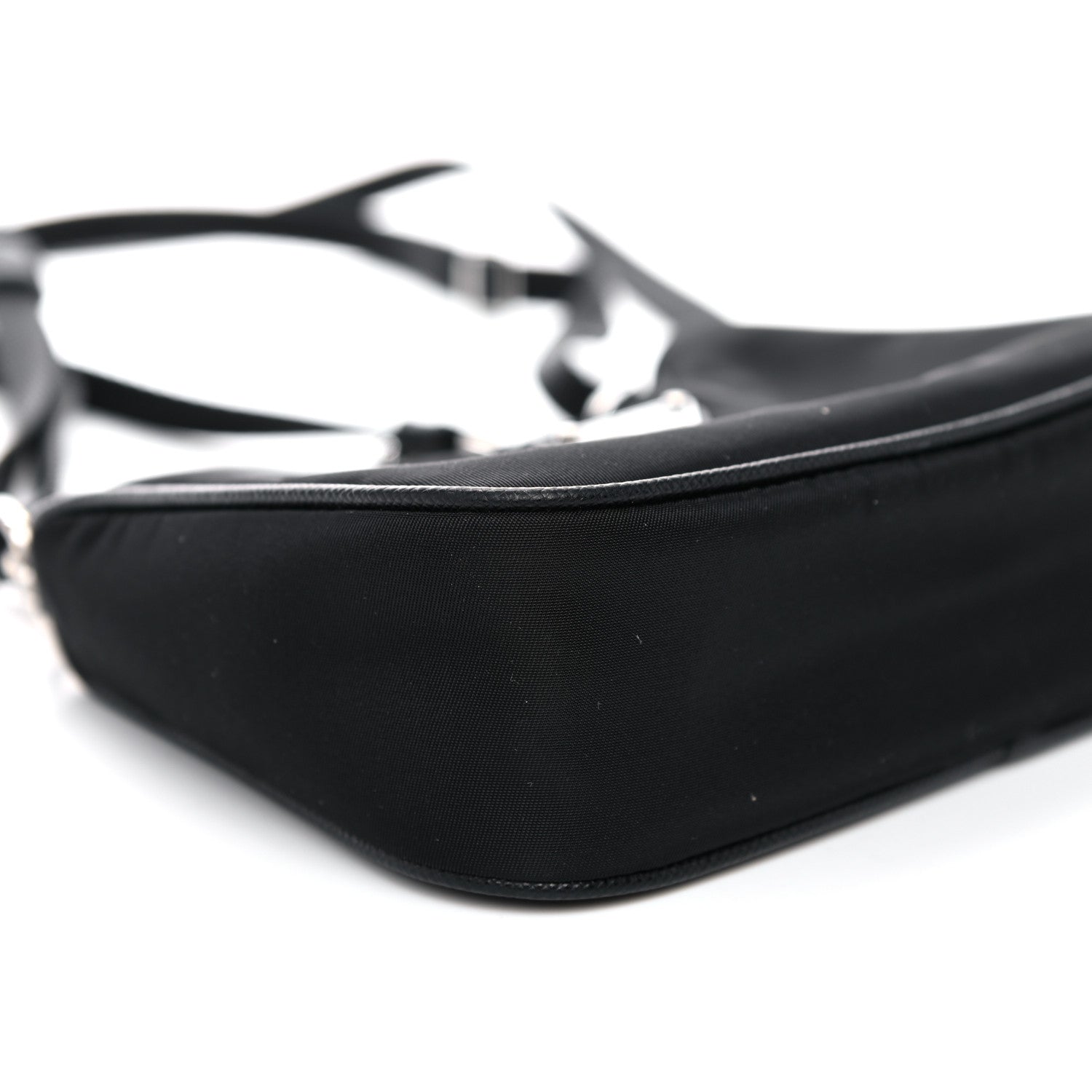 Prada Tessuto Nylon Mini Re-Edition 2000 Shoulder Bag Black 8 of 13
