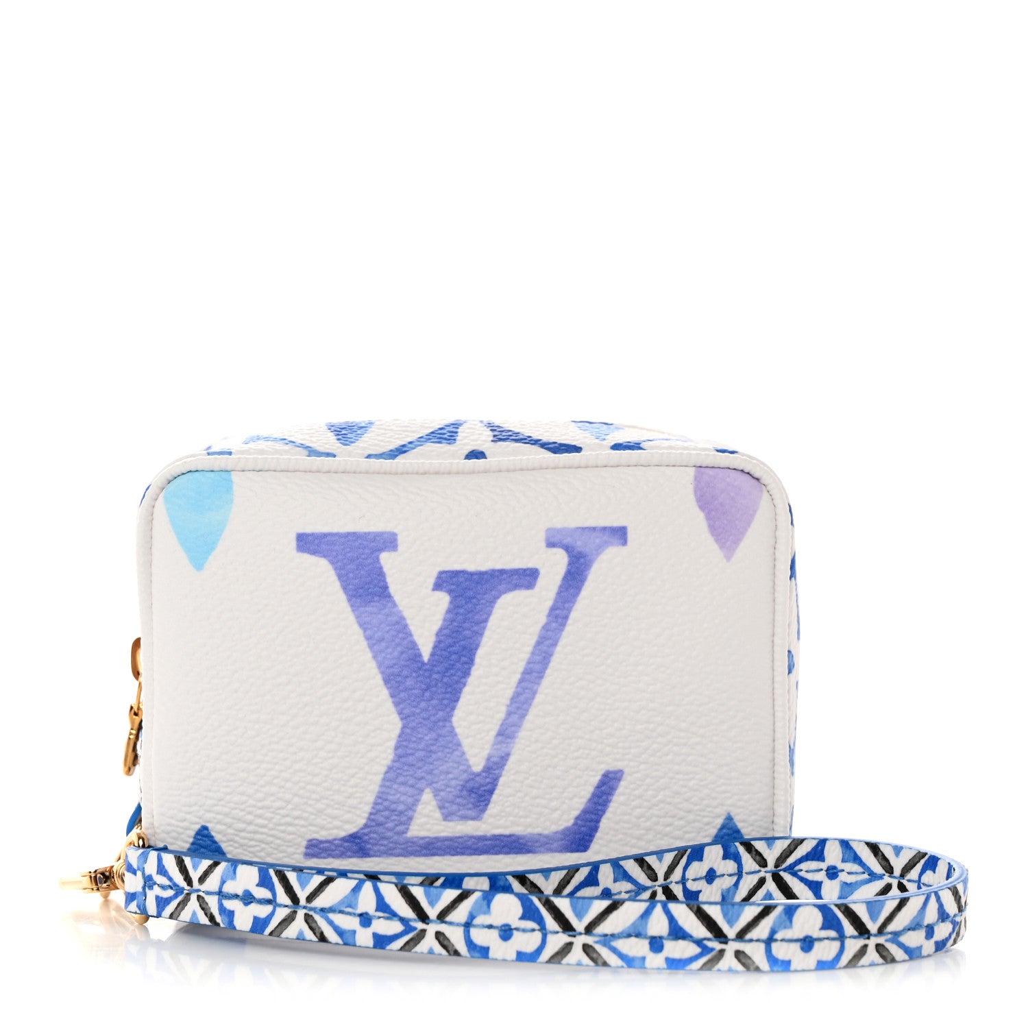 Louis Vuitton Monogram Giant Watercolor Wapity Case Blue 1 of 7