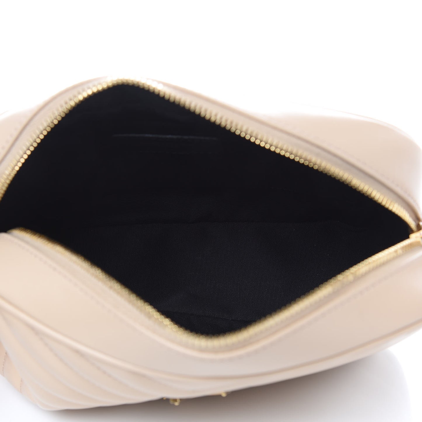 Calfskin Matelasse Monogram Lou Camera Bag Nude Powder