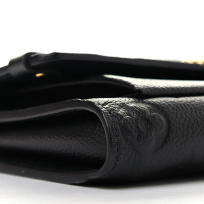 Louis Vuitton Empreinte Vavin Chain Wallet Black 8 of 9