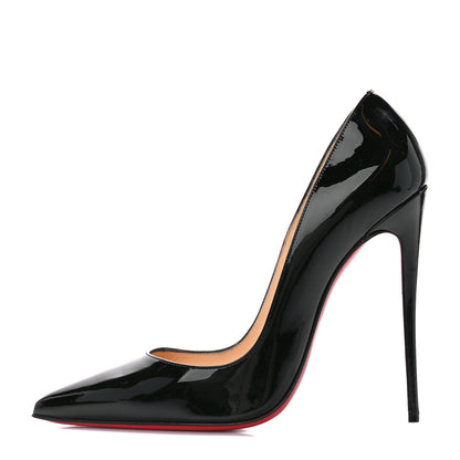 Christian Louboutin Patent So Kate 120 Pumps 39.5 Black 1 of 8