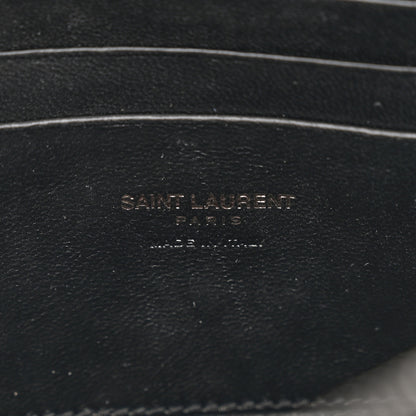 Saint Laurent Grain De Poudre Matelasse Monochrome Monogram Mini Lou Camera Bag Black 6 of 13