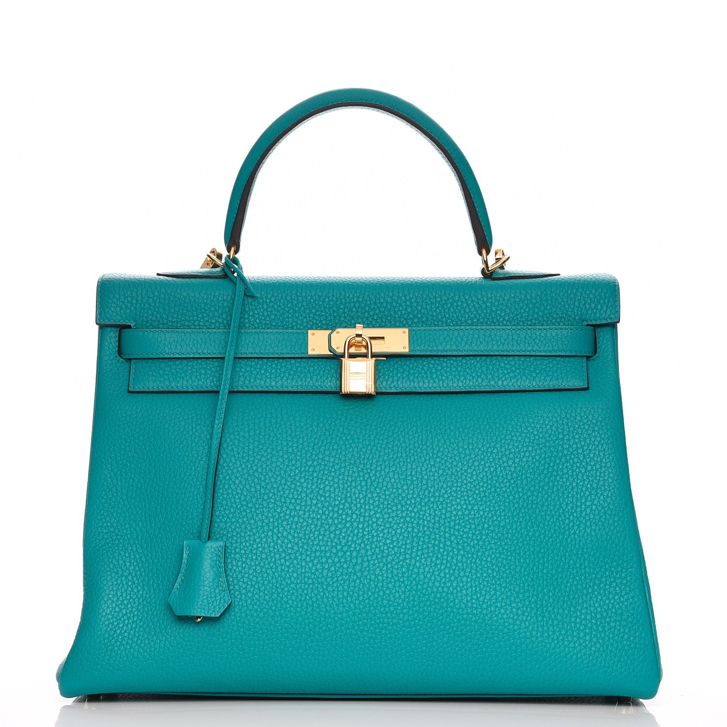 Hermes Taurillon Clemence Kelly Retourne 35 Bleu Paon 1 of 32