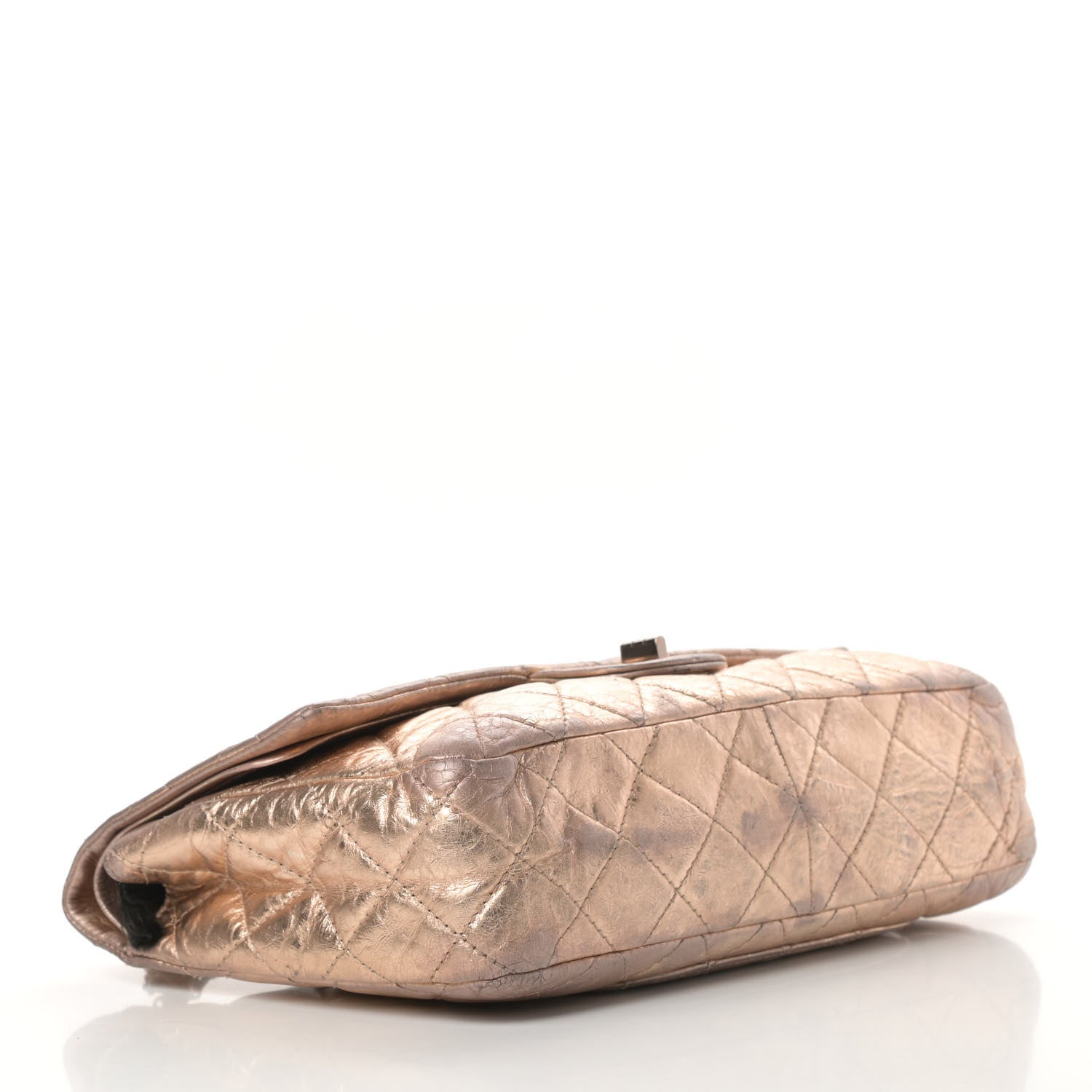 Chanel Metallic Aged Calfskin Quilted 2.55 Reissue 227 Flap Gold 4 of 22
