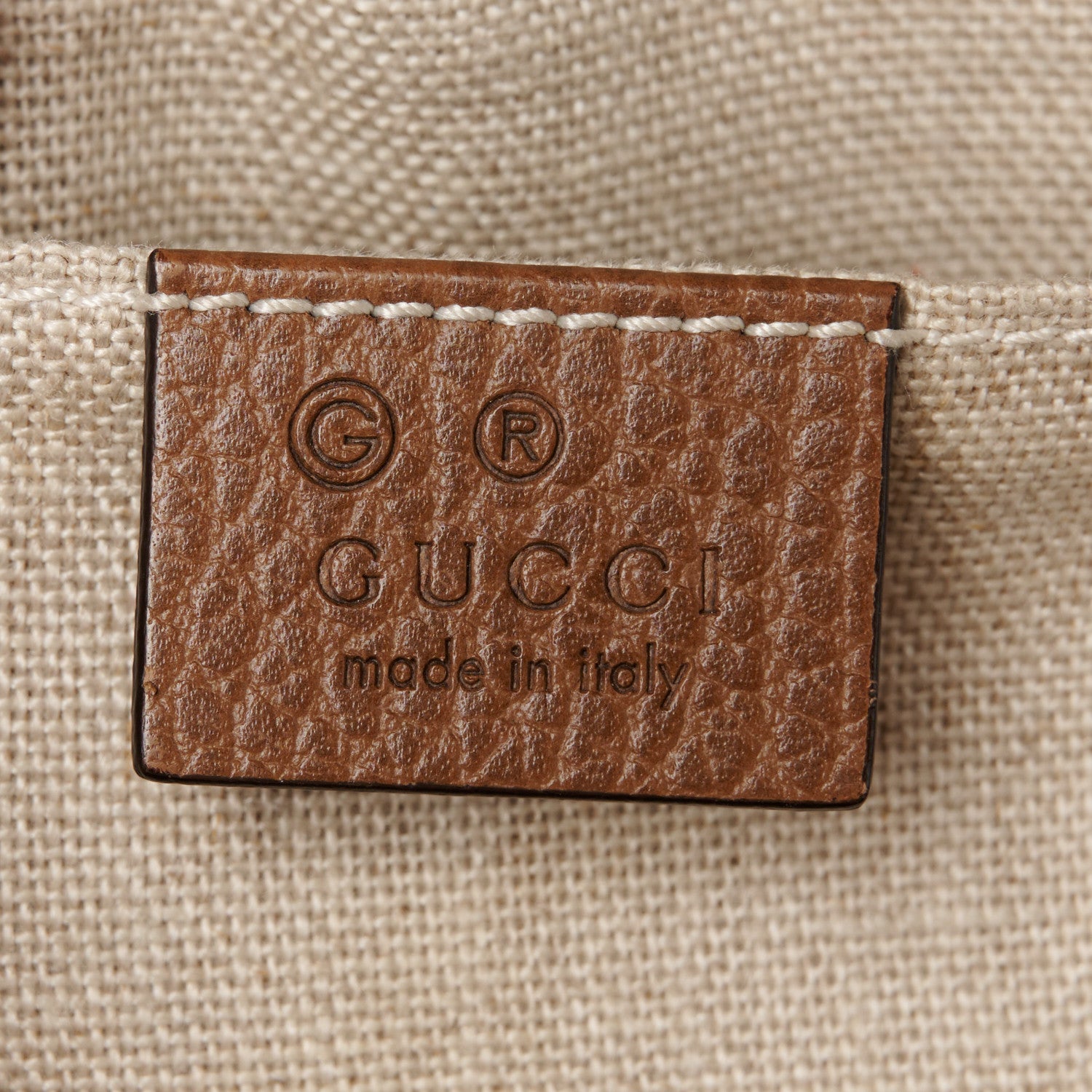 Gucci Monogram Mini Bree Messenger Bag Beige Tabacco 6 of 11