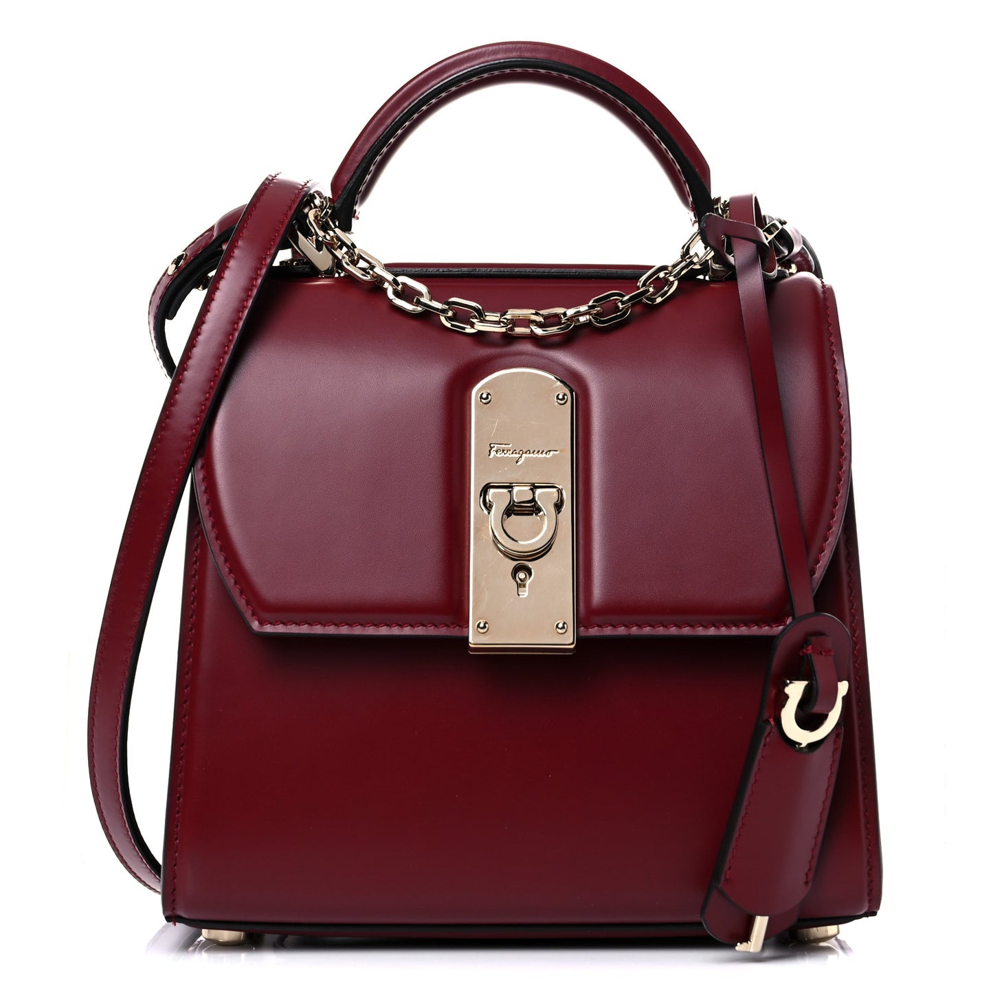 Smooth Calfskin Mini Boxyz Red