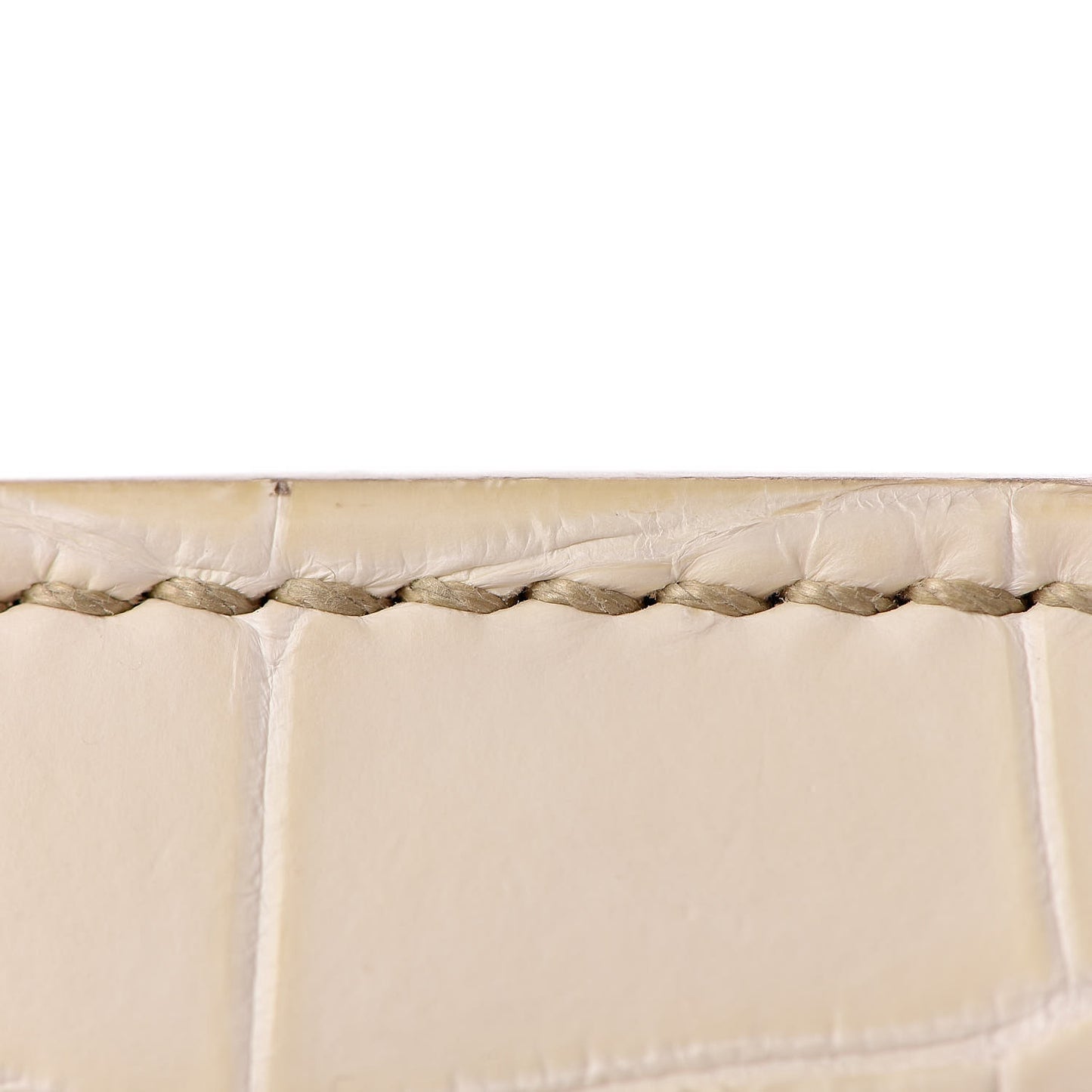 Matte Niloticus Crocodile Himalaya Birkin 30 Blanc
