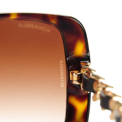 Chanel Tortoise Shell Chain Sunglasses 5208-Q 5 of 7