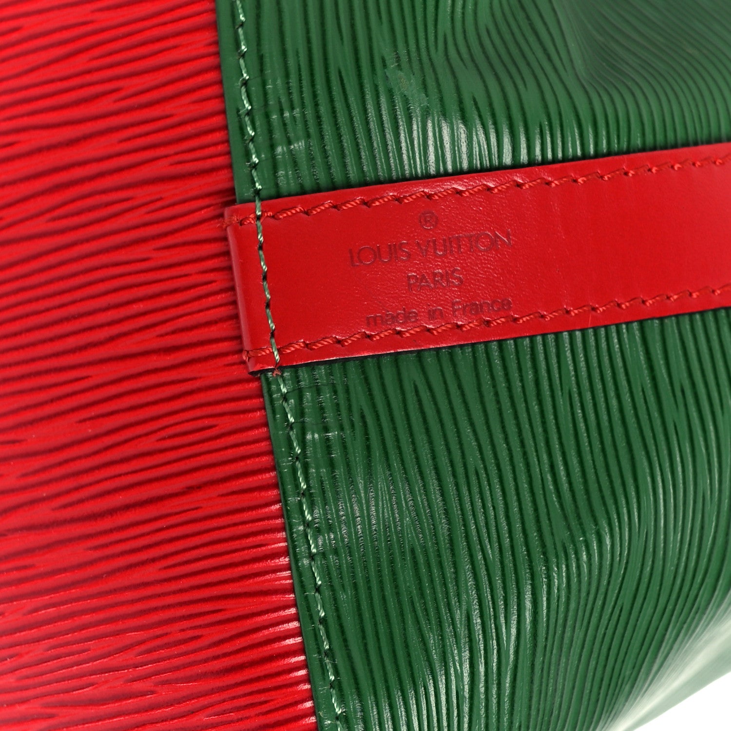 Louis Vuitton Epi Bi-Color Petit Noe Borneo Castillan Red 7 of 10