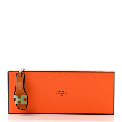 Hermes Epsom Butler Calfskin Hunter Oran Nano Bag Charm Sable Vert Criquet 4 of 4