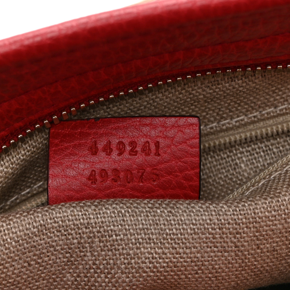 Gucci Monogram Small Bree Tote Red 7 of 11