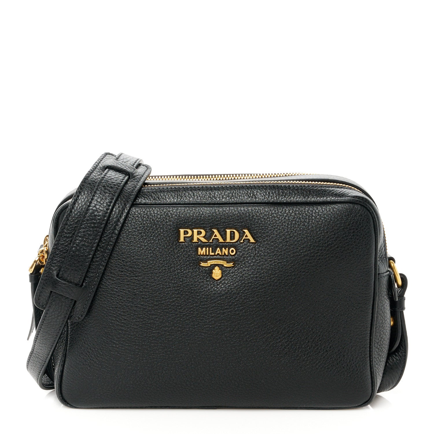Prada Vitello Phenix Camera Bag Black 1 of 11