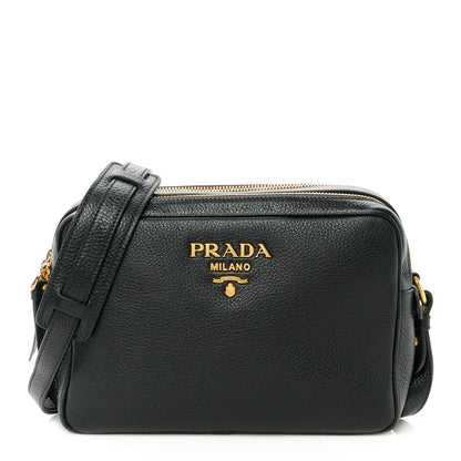 Prada Vitello Phenix Camera Bag Black 1 of 11