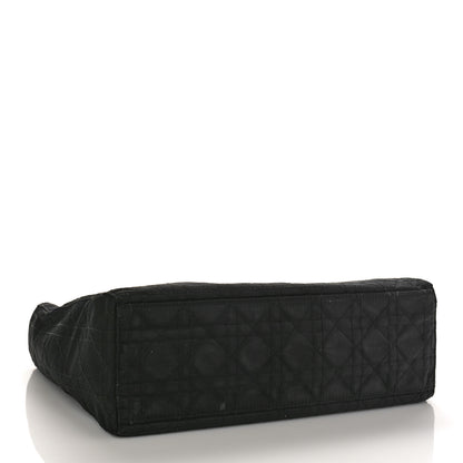 Christian Dior Nylon Cannage Large Lady Dior Black 4 of 12