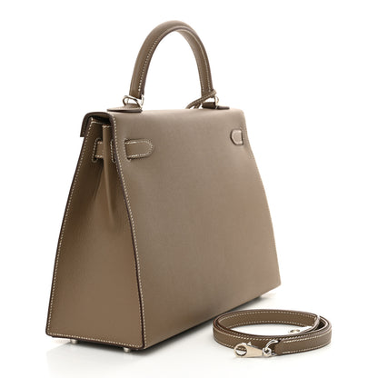 Hermes Epsom Kelly Sellier 32 Etoupe 3 of 10
