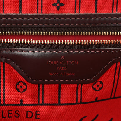Louis Vuitton Damier Ebene Neverfull MM 6 of 9